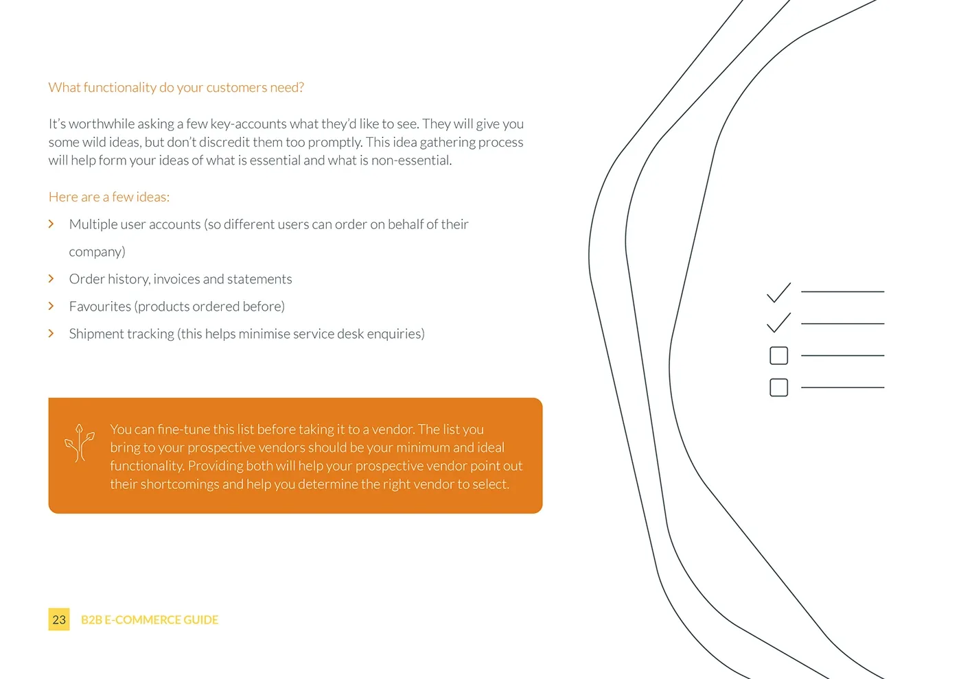 Bravesight E-commerce Guide Series · B2B E-commerce Guide, image 23