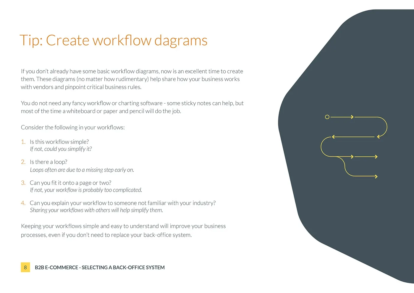 Bravesight E-commerce Guide Series · Selecting a back-office system, image 8