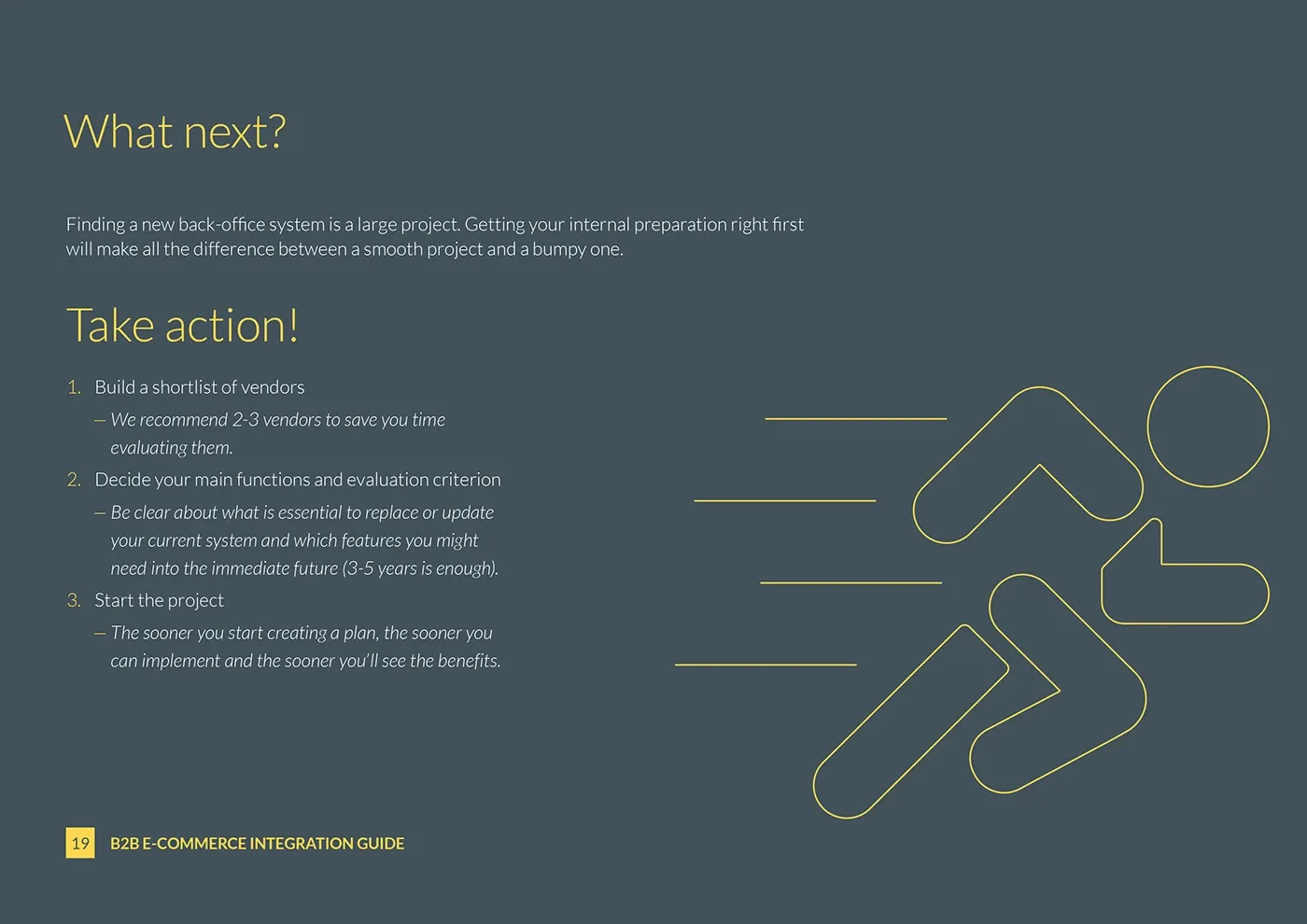 Bravesight E-commerce Guide Series · Selecting a back-office system, image 19