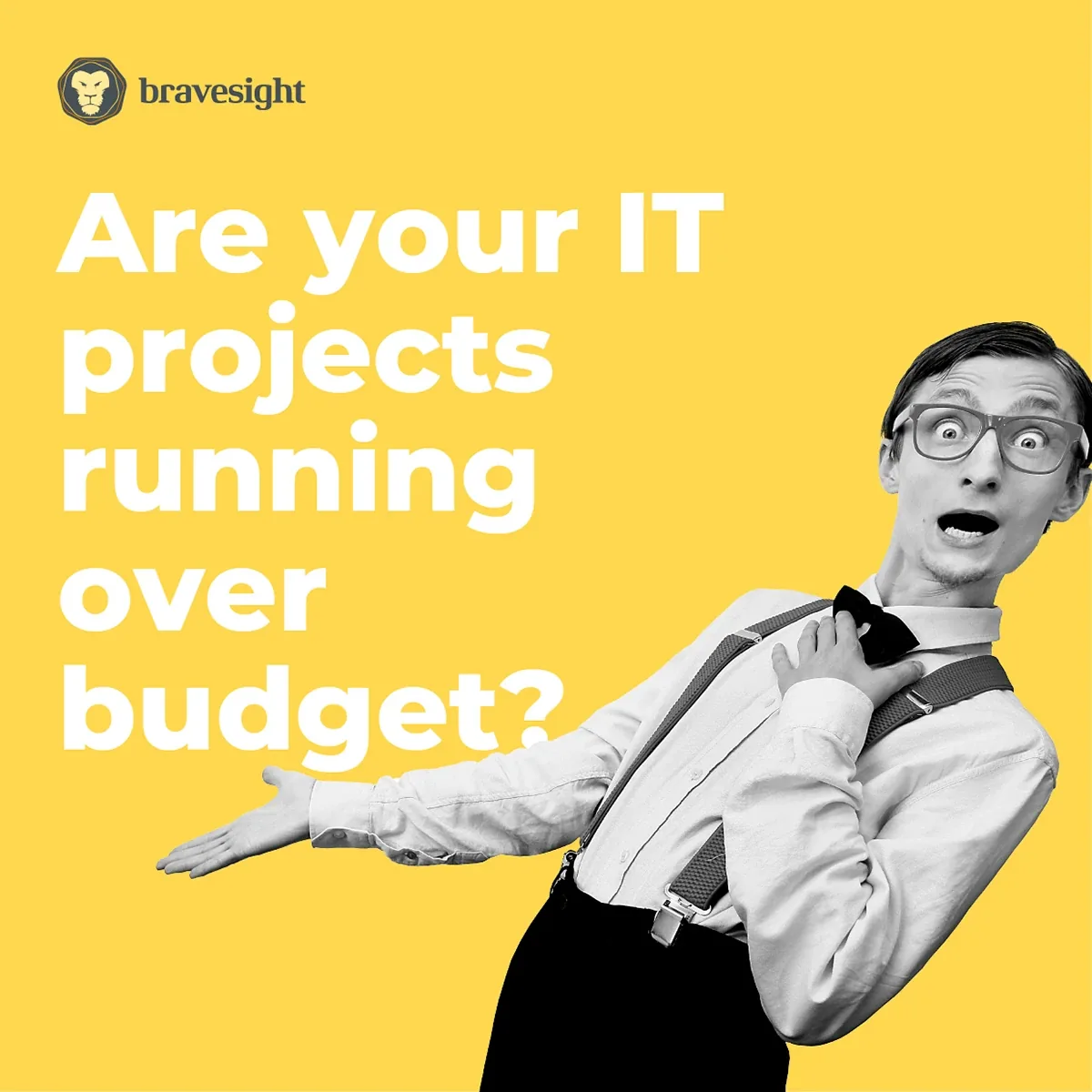 Bravesight LinkedIn Carousels · Proper project delivery on a tight budget, image 1