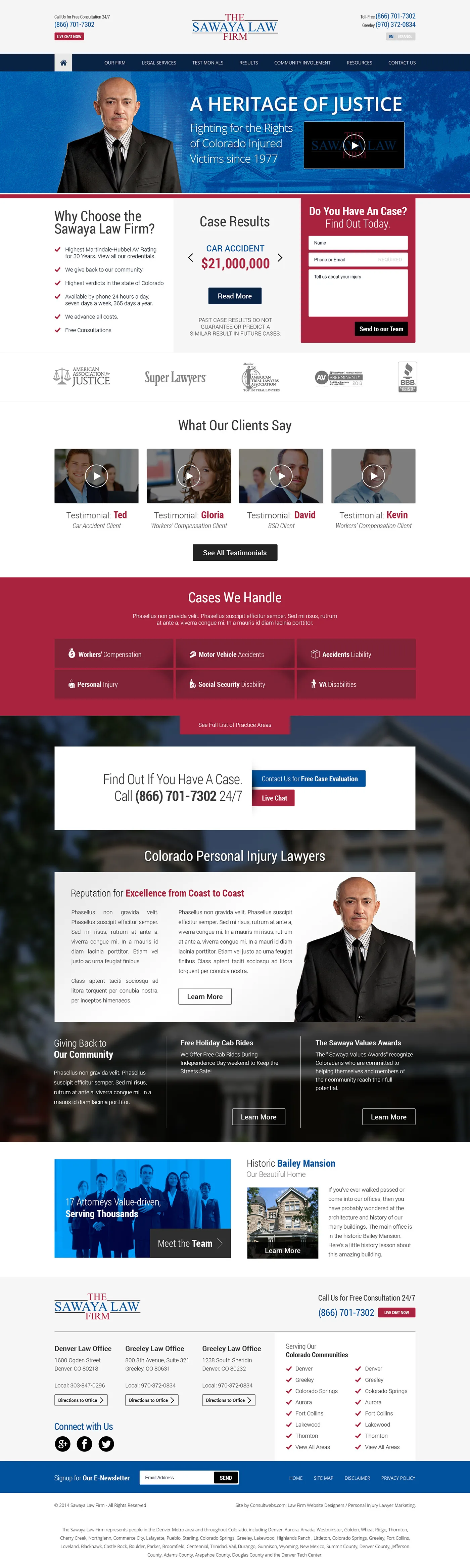 Law Firm Website Collection · The Sawaya Law Firm, image 4