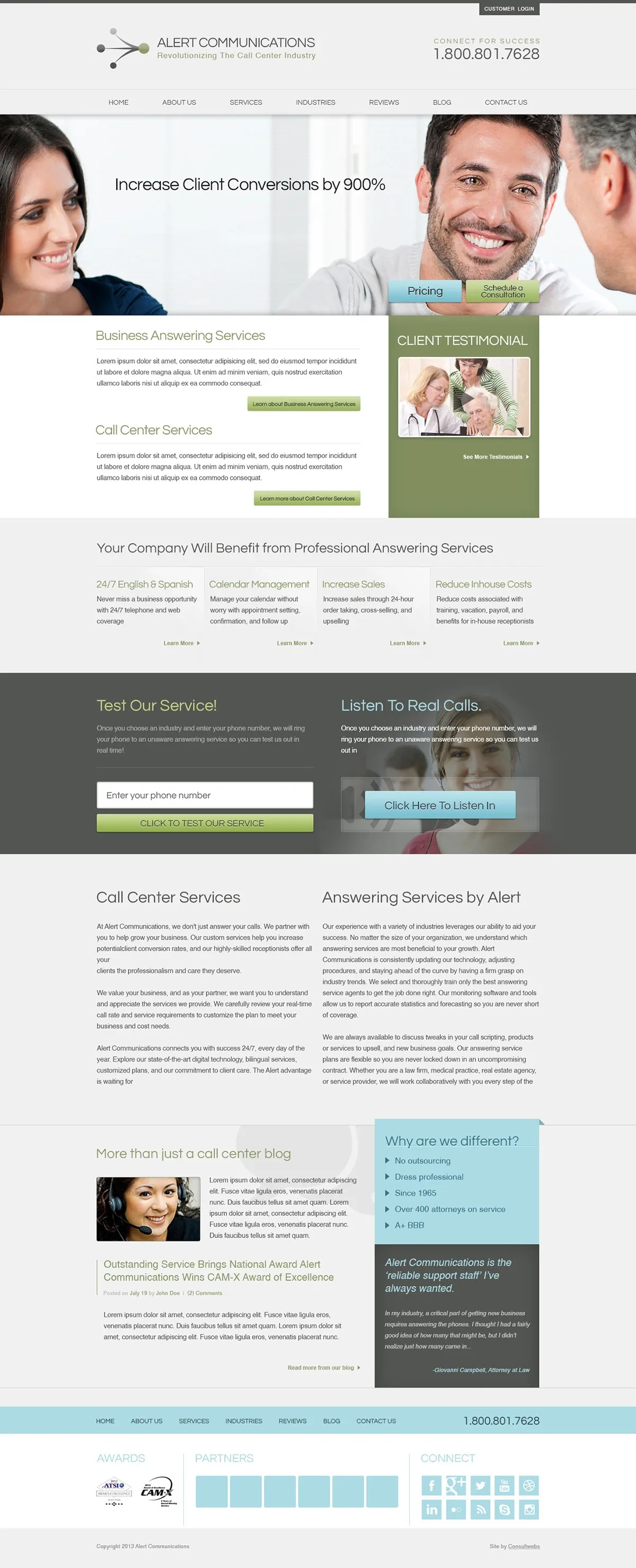 Law Firm Website Collection · Alert Communications, image 1
