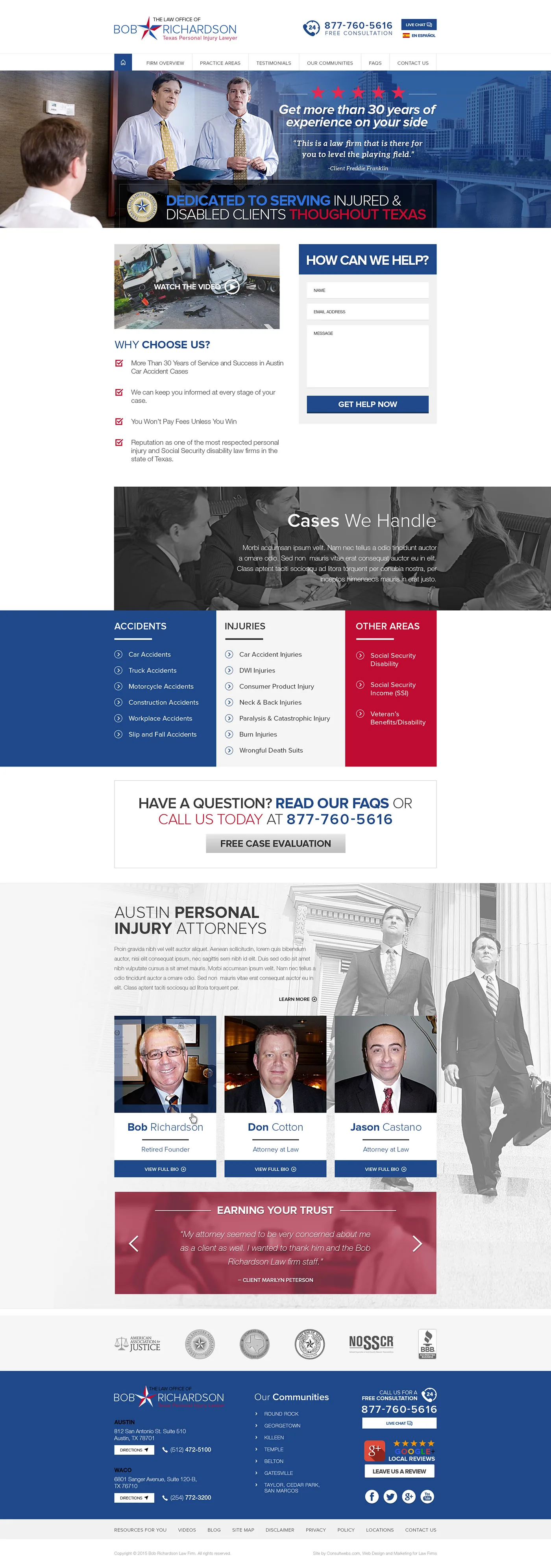 Law Firm Website Collection · Bob Richardson Law Office, image 2
