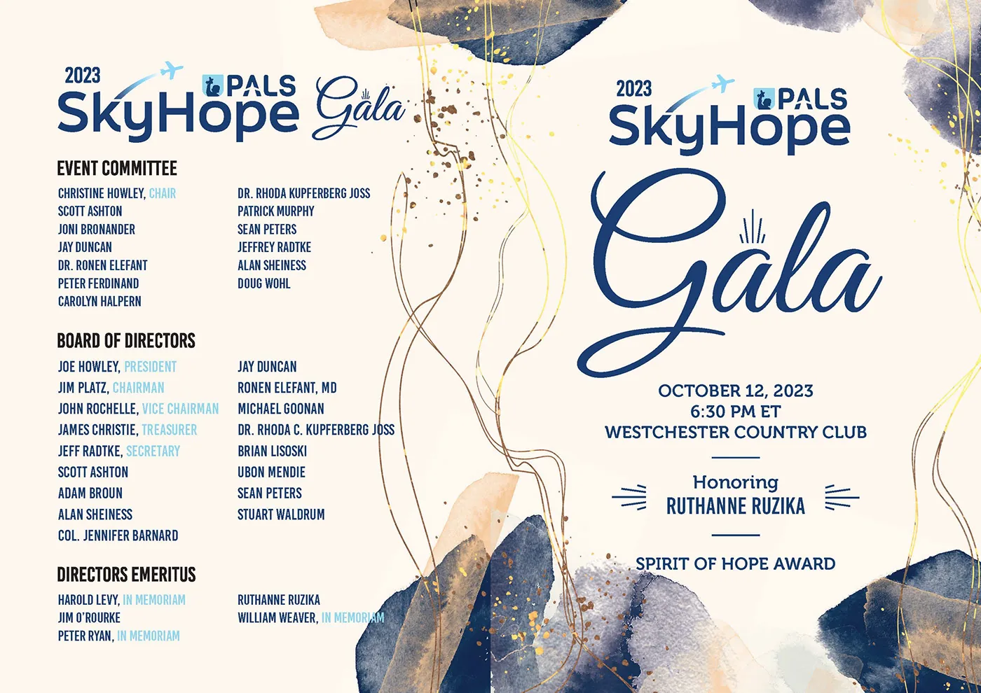 PALS SkyHope Gala Invitation, image 3