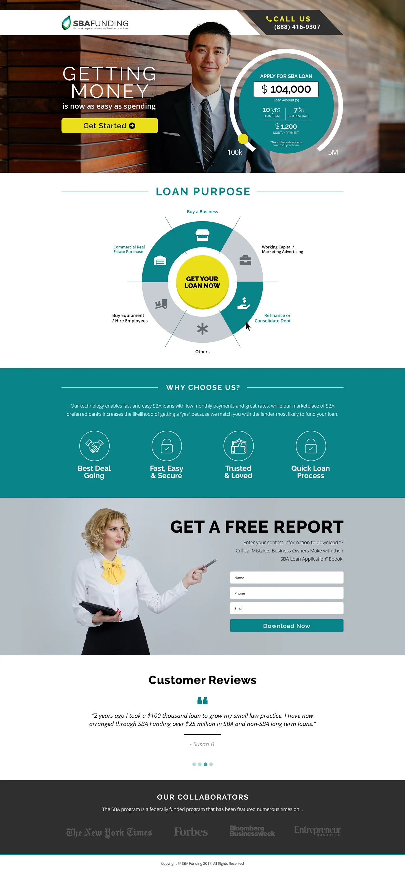 SBA Funding Landing Pages, image 3