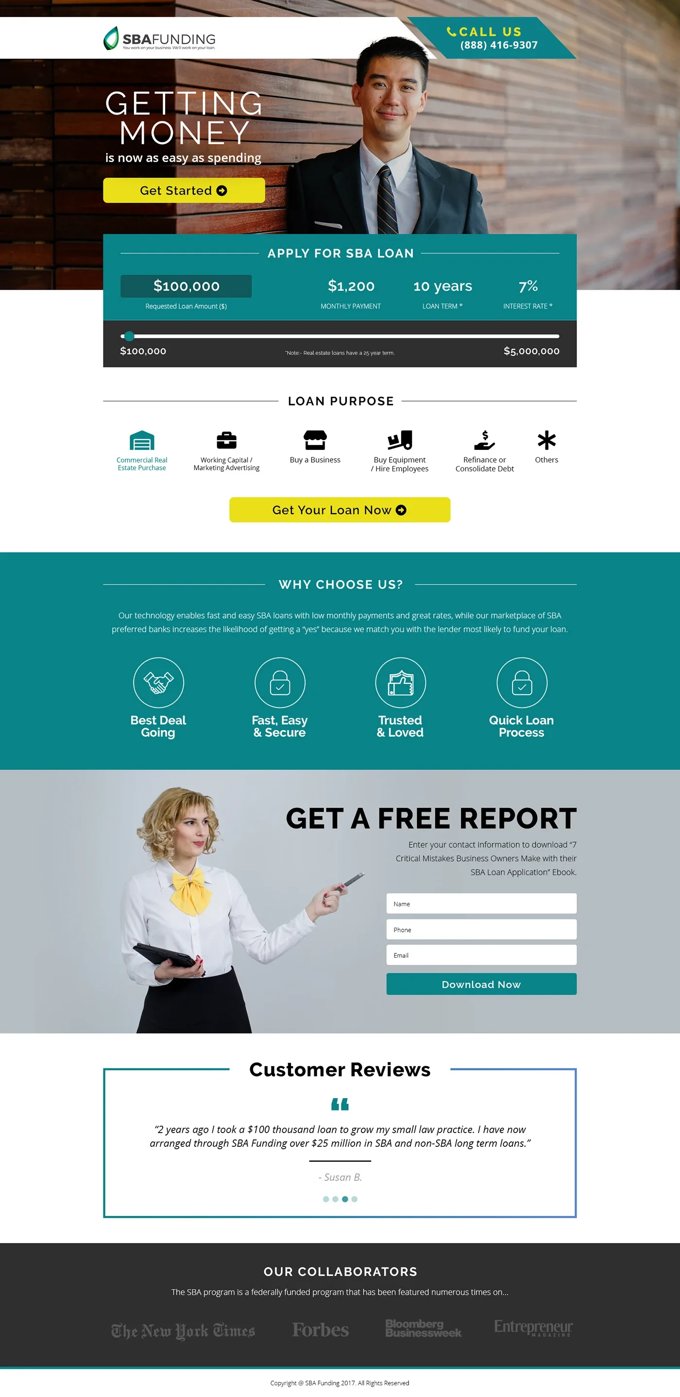 SBA Funding Landing Pages, image 4