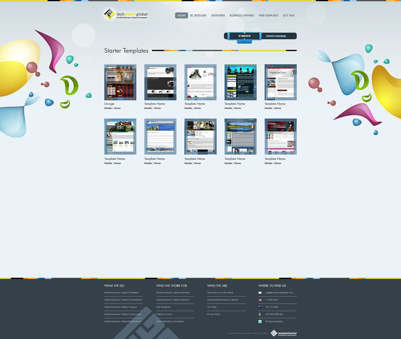 Techgrowthglobal Website, image 3