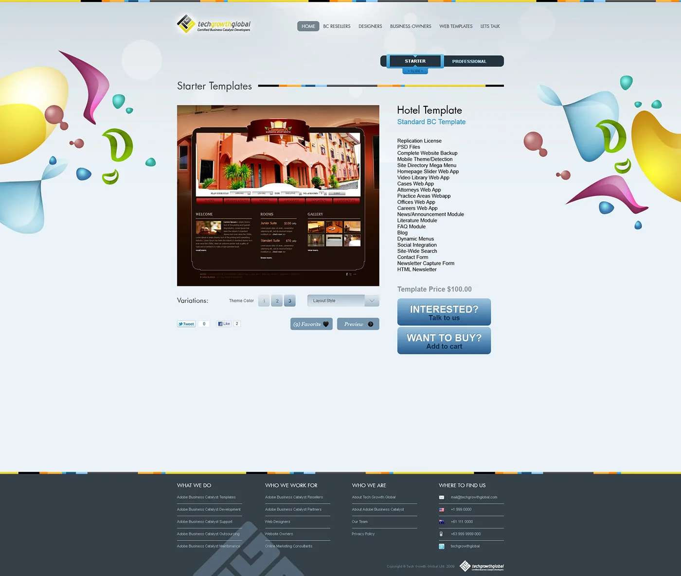Techgrowthglobal Website, image 4