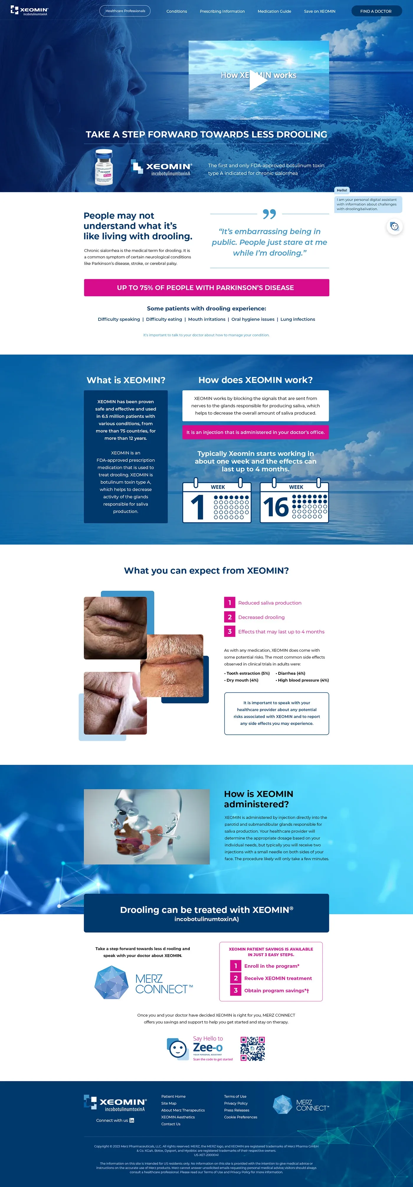 Xeomin Website, image 2